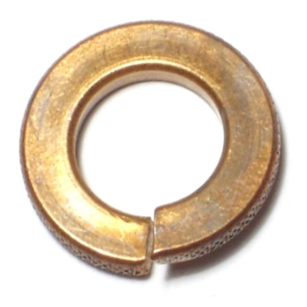 Midwest Fastener Split Lock Washer, For Screw Size 3/8 in Bronze, Bronze Finish, 16 PK 61927